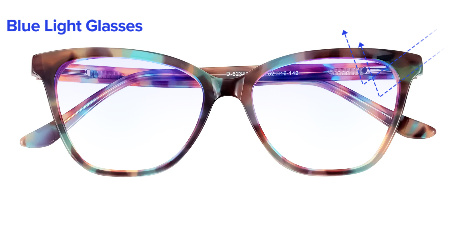 Racine Red Square Acetate Eyeglasses
